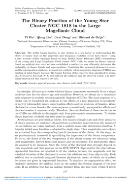 The Binary Fraction of the Young Star Cluster NGC 1818 in the Large Magellanic Cloud