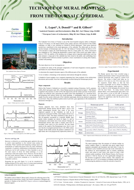 Technique of Mural Paintings from the Tournai Cathedral