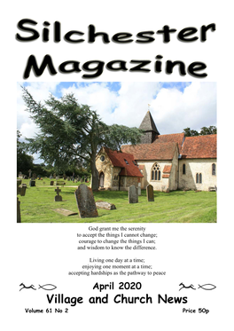 Village and Church News Volume 61 No 2 Price 50P Rowberry Morris