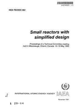 Small Reactors with Simplified Design
