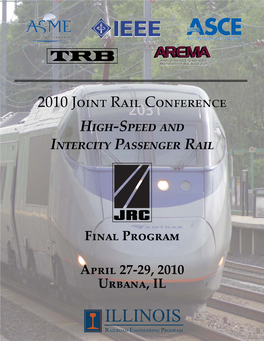 JRC 2010 Final Program