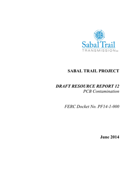 Sabal Trail Project Draft Resource Report 12 Pcb