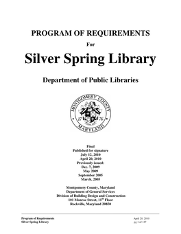 Silver Spring Library