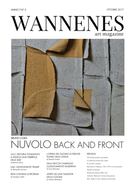 NUVOLO BACK and FRONT ANNO 7 N° 2 Ottobre 2017