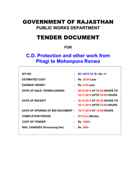 Tender Document