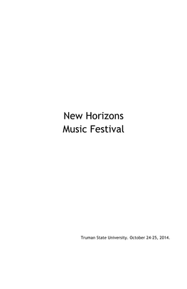 NHMF Program 20141021