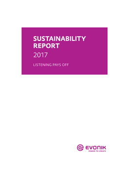 Sustainability Report 2017