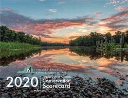 Scorecard Valcv.Org 2020 Conservation Scorecard | 17 100 % 2020 Legislative Heroes Virginia LCV Legislative Heroes Sen