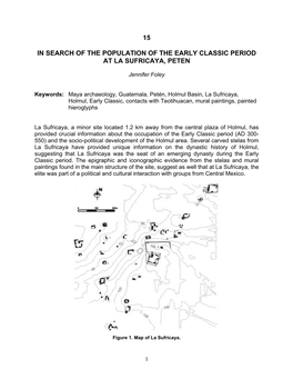 15 in Search of the Population of the Early Classic Period at La Sufricaya