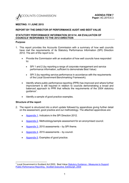 East Renfrewshire Council Recognises the Importance of Reporting on Both Good and Not- So-Good Performance