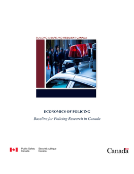 Baseline for Policing Research in Canada