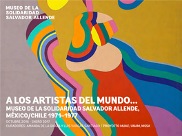 A Los Artistas Del Mundo