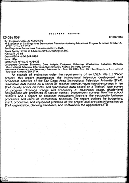 Of Program Offerings (Range and Frequency of Classroom Usage.Grade-Level Designation) Are Presented in Tabular Format