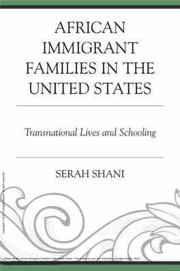 African Immigrant Families in the United States