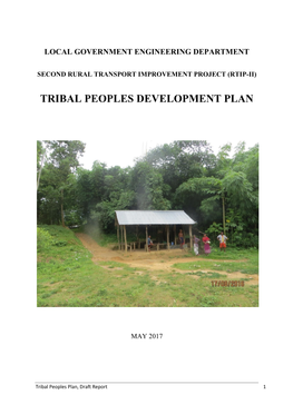 Tribal People's Development Plan(TPDP)