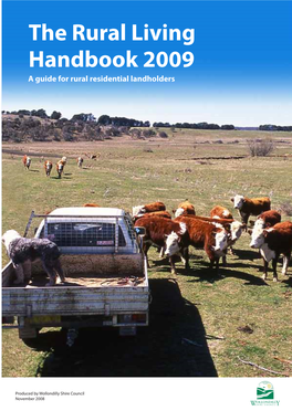 The Rural Living Handbook 2009 a Guide for Rural Residential Landholders