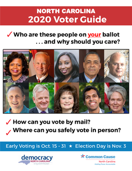 NC Voter Guide