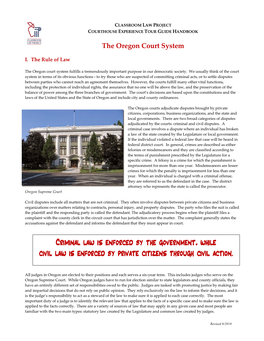 The Oregon Court System