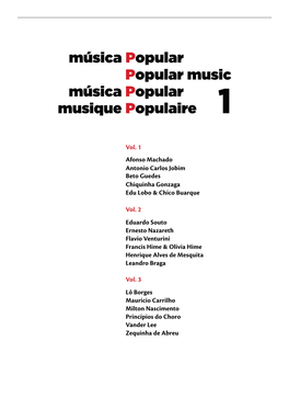 Brazilian Songbook Popular Music