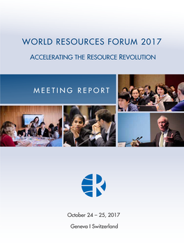 WRF 2017 Meeting Report 2017 I Page 79