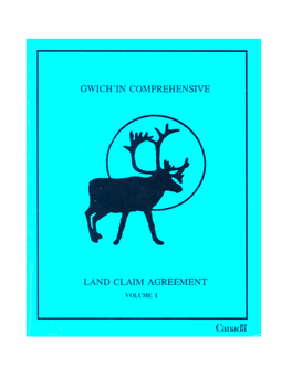Gwich'in Comprehensive Land Claim Agreement