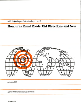 Honduras Rural Roads: Old Directions and New