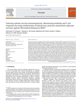 Tailoring Subunit Vaccine Immunogenicity