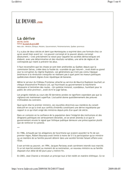 La Dérive Page 1 Sur 4