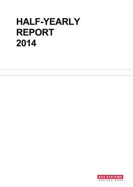 Half-Yearly Report 2014