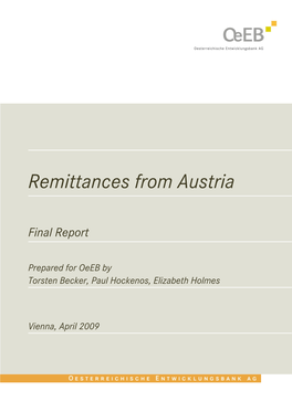 Remittances from Austria