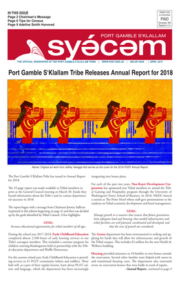 Port Gamble S'klallam Tribe Releases Annual Report for 2018