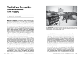 The Malheur Occupation and the Problem with History