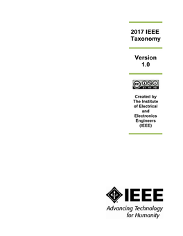 IEEE Taxonomy