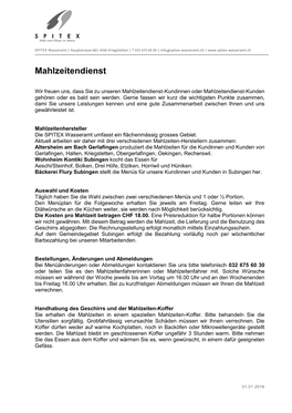 Mahlzeitendienst