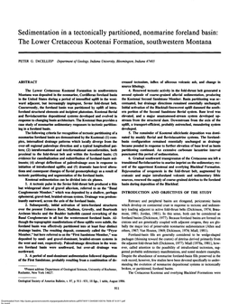 The Lower Cretaceous Kootenai Formation, Southwestern Montana