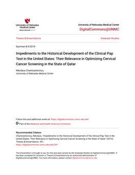 Impediments to the Historical Development of the Clinical Pap Test in the United States: Their Relevance in Optimizing Cervical