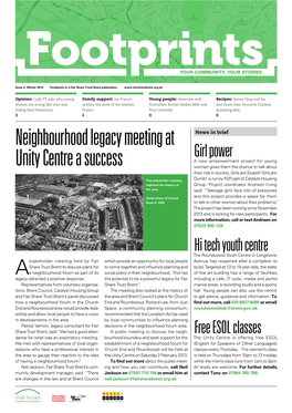 Neighbourhood Legacy Meeting at Unity Centre a Success