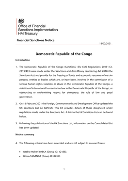 Democratic Republic of the Congo