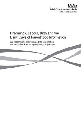 Pregnancy, Labour, Birth and the Early Days of Parenthood Information We Recommend That You Read the Information Within This Book As Your Pregnancy Progresses