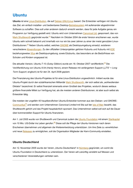 Ubuntu-Linux Und Seine Vettern
