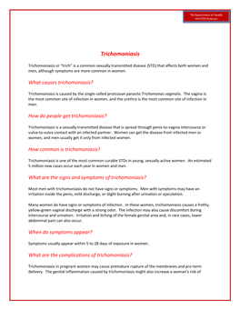 Trichomoniasis