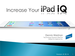 Increase Your Ipad Iq