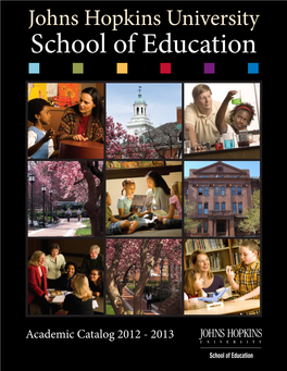 Academic Catalog 2012 - 2013 Table of Contents