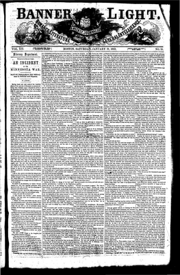 Banner of Light V12 N19 31 Jan 1863