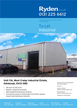 To Let Industrial