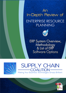 An In-Depth Review of Enterprise Resource Planning ERP System Overview, Methodology & List of Software Options Contents