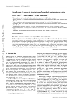 Small-Scale Dynamos in Simulations of Stratified Turbulent Convection