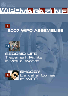 SECOND LIFE Trademark Rights in Virtual Worlds 2007 WIPO