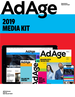 2019 Media Kit