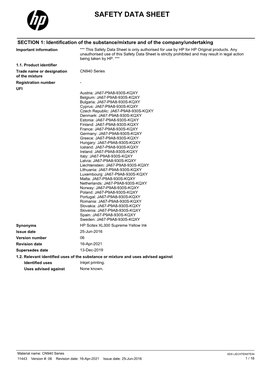 Safety Data Sheet